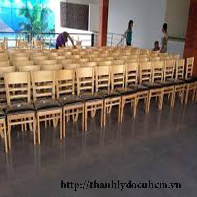 Thanh lý ghế gỗ nệm giá rẻ