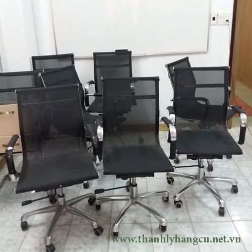 Ghế lưới xoay nhân viên bền, đẹp, tiện dụng tại kho đồ cũ Anh Khoa